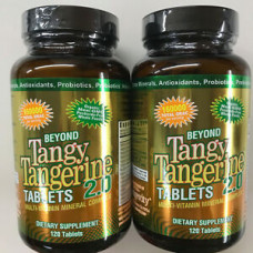 Youngevity Dr. Wallach Beyond Tangy Tangerine BTT 2.0 Tablets - 120 (Twin Pack)